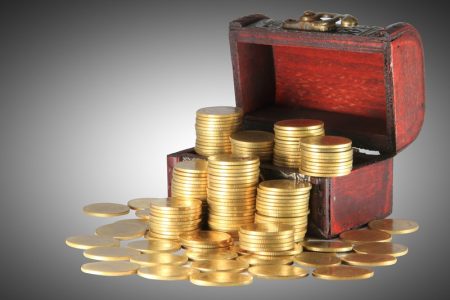 Gouden munten geen contant geld